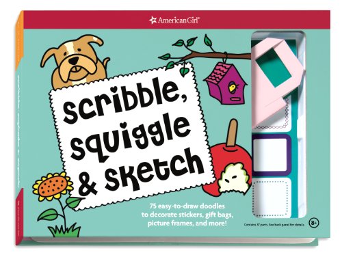 Scribble Squiggle Sketch: 75 easy-to-draw doodles to decorate stickers, gift bags, picture frames and more!