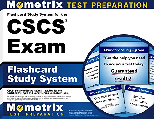 Flashcard Study System for the CSCS Exam: CSCS Test Practice Questions & Review for the Certified Strength and Conditioning Specialist Exam (Cards)