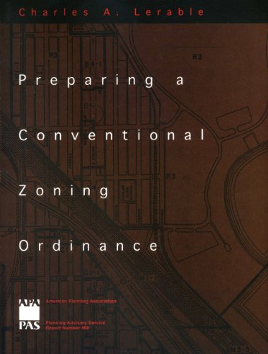 Preparing a Conventional Zoning Ordinance