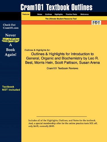 Outlines & Highlights for Introduction to General, Organic and Biochemistry