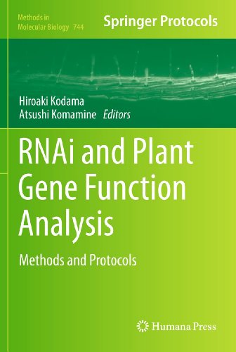 RNAi and Plant Gene Function Analysis: Methods and Protocols (Volume 744)