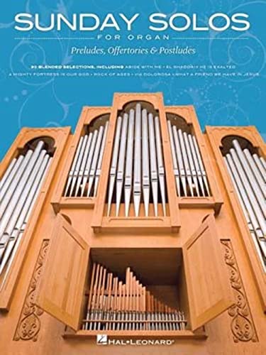 Sunday solos for organ orgue