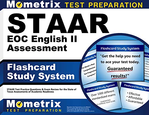 STAAR EOC English II Assessment Flashcard Study System: Staar Test Practice Questions & Exam Review for the State of Texas Assessments of Academic Readiness