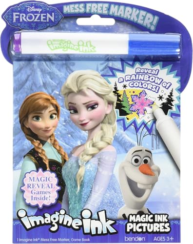 Bendon Frozen Imagine Ink Magic Ink (Invisible, Reveals with Heat/Light) - Dye Ink, Tube Container