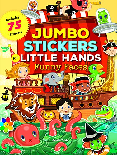Jumbo Stickers for Little Hands: Funny Faces: Includes 75 Stickers