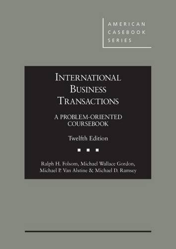 International Business Transactions: A Problem-oriented Coursebook