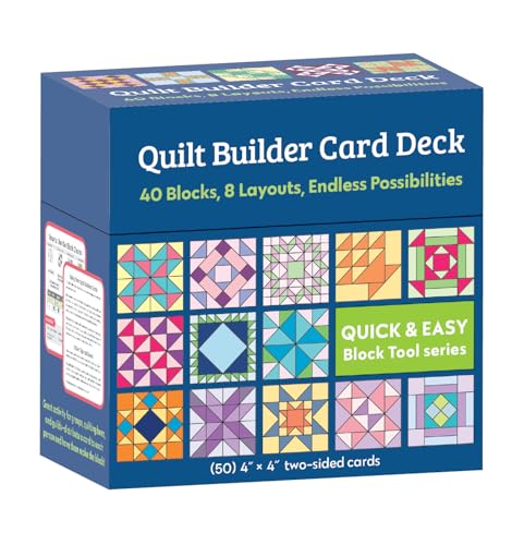 Quilt Builder Card Deck: 40 Block, 6 Layouts, Endless Possibilities