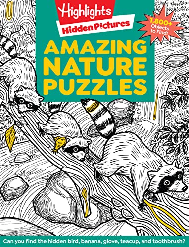 Amazing Nature Puzzles: Explore & Discover with Over 100 Fun Hidden Pictures Nature Puzzles, Celebrate t he Wonders of Nature with a Nature Activity Book for Kids