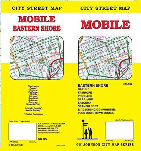 Mobile, Alabama Street Map