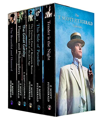 F. Scott Fitzgerald 6 Books Collection Box Set (The Great Gatsby, Flappers and Philosophers, The Beautiful and Damned, Tender is the Night, This side of Paradise & Curious case of Benjamin Button)