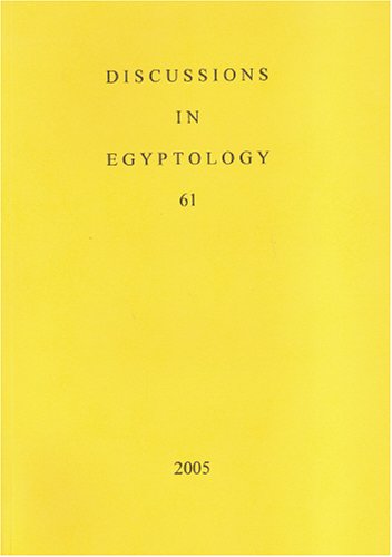Discussions in Egyptology vol 61