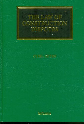 The Law of Construction Disputes
