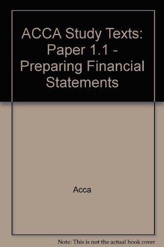 ACCA Study Texts