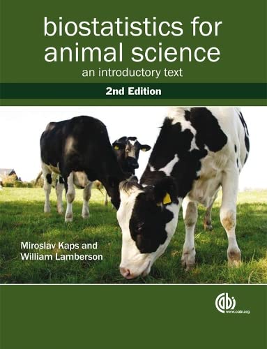 Biostatistics for Animal Science: an Introductory Text