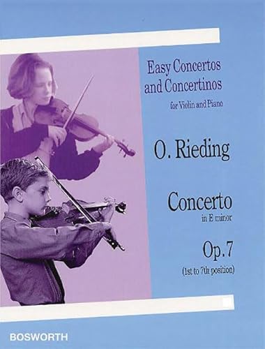 Oskar Rieding: Concerto In E Minor (Violin/Piano) (Easy Concertos and Concertinos for Violin and Piano)