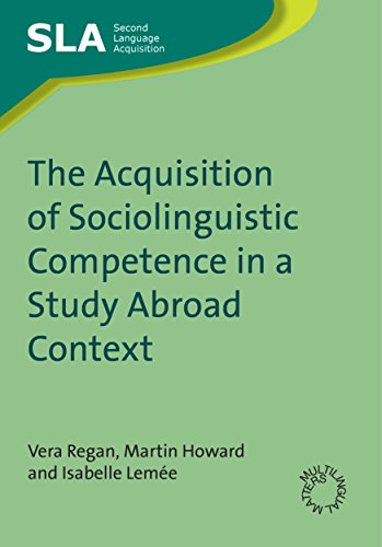 The Acquisition of Sociolinguistic Competence in a Study Abroad Context (Second Language Acquisition): 40