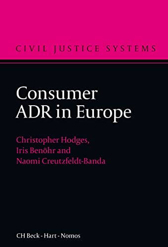 Consumer ADR in Europe (Civil Justice Systems)