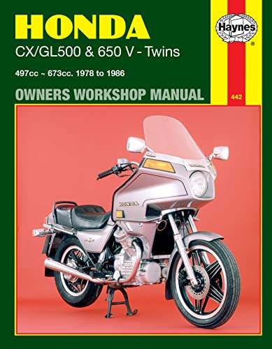 Honda CX/GL500 & 650 - V-Twins: 497cc-673cc., 1978 to 1986 (Owners' Workshop Manual)