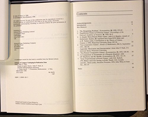 Essays on Game Theory