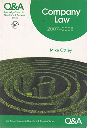 Q&A Company Law 2007-2008 (Questions and Answers)