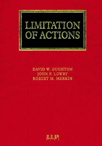 Limitation of Actions (Lloyd's Commercial Law Library)
