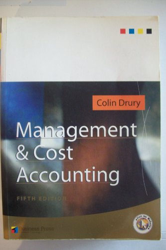 Management and Cost Accounting