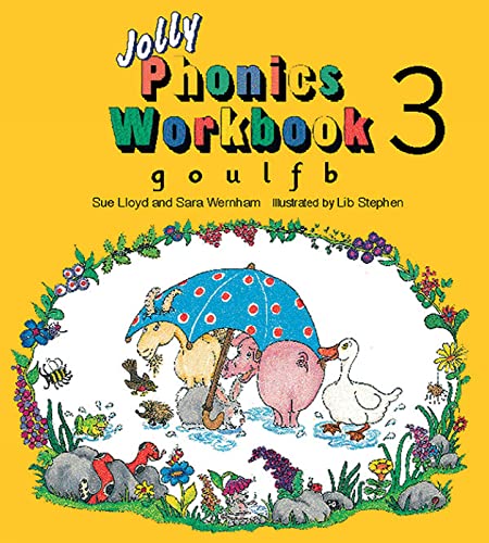 Jolly Phonics Workbook 3: in Precursive Letters (British English edition) (Jolly Phonics Workbooks, set of 1–7)