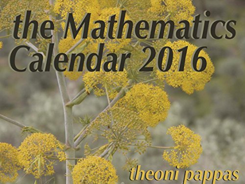 The Mathematics Calendar 2016