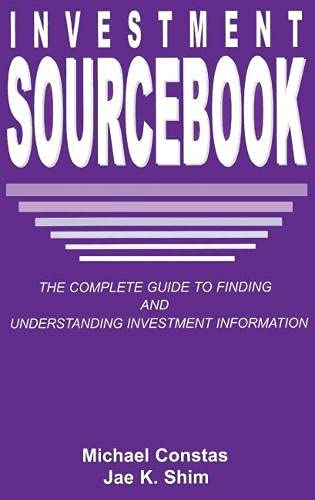 Investment Sourcement: The Complete Guide to Finding and Understanding Investment Information