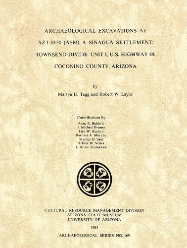 Archaeological Excavations at Az I:10:30 Asm, a Sinagua Settlement: Townsend Divide Unit I, U.s. Hwy. 89, Coconino Co., Az (ASM Archaeological Series)