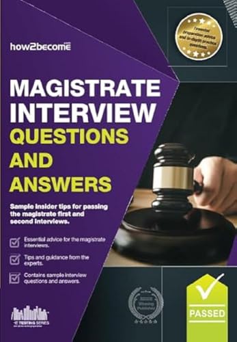 Magistrate Interview Questions: Sample insider tips for passing the magistrate first and second interviews.: How to Pass the Magistrate First and Second Interviews: 1 (Testing Series)