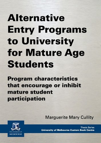 Alternative Entry Programs to University for Mature Age