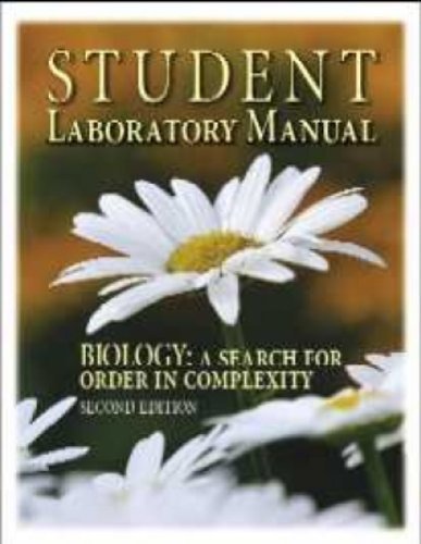 Biology Laboratory Set Student Manual