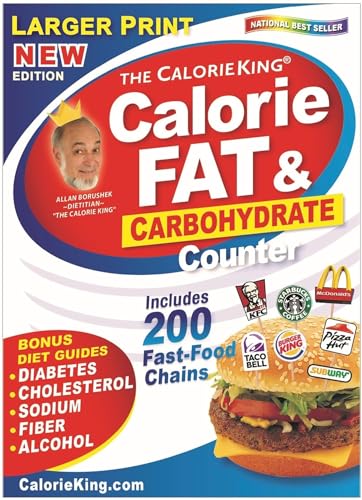 CalorieKing Larger Print Calorie, Fat & Carbohydrate Counter