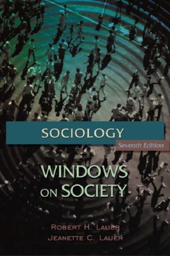 Sociology: Windows On Society, An Anthology