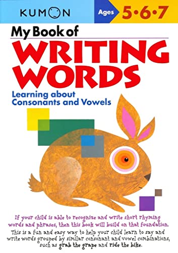 My Book of Writing Words: Consonants & Vowels