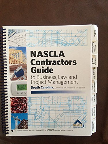 South Carolina, Contractors Guide to Business, Law and Project Management for Residential Builders, Sixth Edition