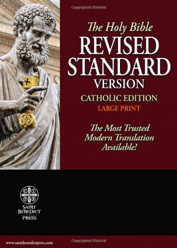 Holy Bible: Revised Standard Version, Burnished-Black, Premium Ultrasoft, Catholic Edition