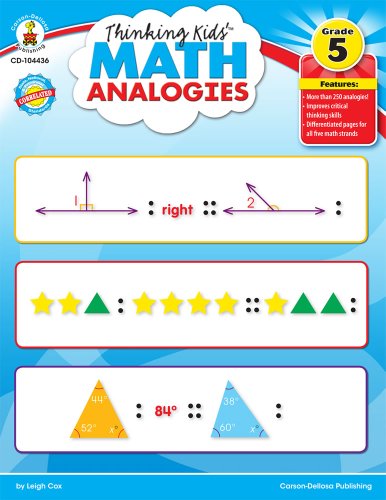 Thinking Kids’™ Math Analogies, Grade 5