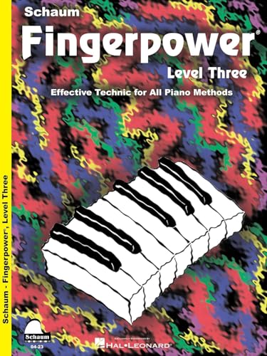 Fingerpower - Level Three: Effective Technic for All Piano Methods (Schaum Publications Fingerpower(R)) - Effective Technique Piano Chord Book - Piano Scales Book for All Methods