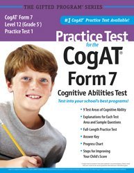 Practice Test for the CogAT? Form 7 Level 12 (Grade 5*) Practice Test 1 by Mercer Publishing (2011) Paperback