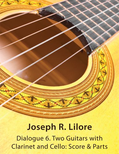 Dialogue 6. Two Guitars with Clarinet and Cello: Score & Parts
