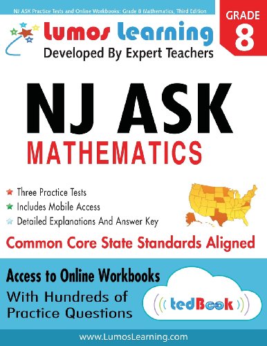 NJ ASK Practice Tests and Online Workbooks: Grade 8 Mathematics, Third Edition: Common Core State Standards, NJASK 2014
