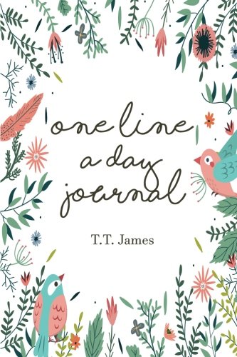 One Line A Day Journal: A Five Years Memory Diary Book: Living forest cover design