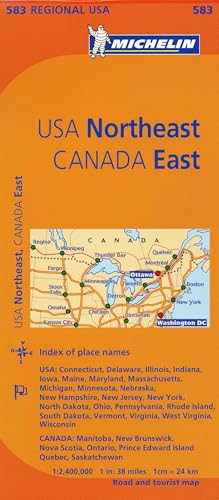 Michelin USA: Northeast, Canada: East Map 583 (Maps/Regional (Michelin))