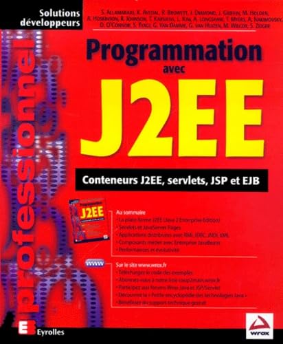 Programmation avec J2EE (Conteneurs J2EE, servlets, JSP et EJB)