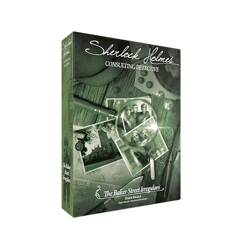 Sherlock Holmes: Consulting Detective - Baker Street Irregulars - 1-8 Players - Mystery Board Game - 90 Minutes of Gameplay - Family Game Night - For Kids and Adults Ages 14+ - Eng Ver- Space Cowboys