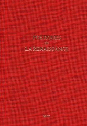 Poétiques de la renaissance : le modele italien, le monde franco-bourguignon et