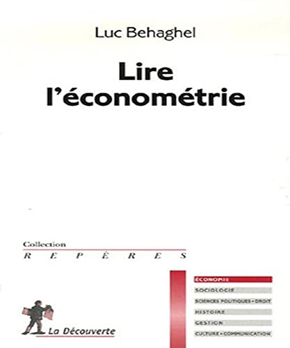 LIRE L ECONOMETRIE