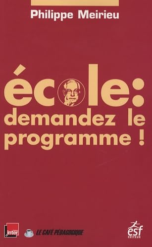 ÉCOLE : DEMANDEZ LE PROGRAMME